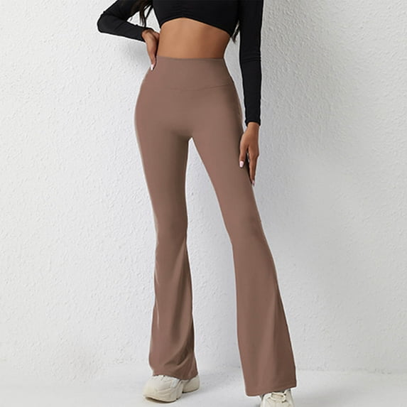 Black*Friday Discounted Items under $5 GaThRRgYP Womens Yoga Leggings,Fashion Casual Women Printed Gradient Span Ladies High Waist Wide Leg Trousers Yoga Pants Long Pants