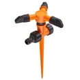 thumbnail image 1 of Spring Saving! SHENGXINY 360° Automatic Rotating Sprinkler With Faucet Adapter 360° Rotation Auto Irrigation System Garden Lawns Sprinkler Patio Orange, 1 of 3