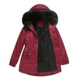 thumbnail image 1 of Spring Saving GaThRRgYP Winter Coats for Women,Women Plus Size Winter Warm Composite Plush Button Lapels Jacket Outwear Coat, 1 of 6