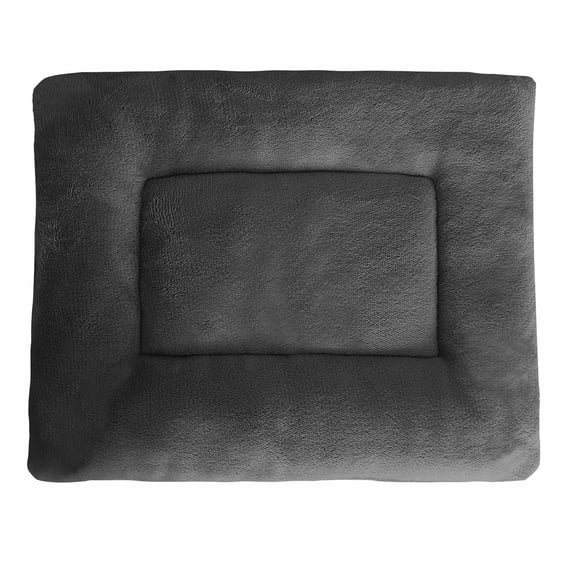 Spring Saving! Uhuya Dog Bed, Orthopedic Crate Foam Dog Bed, Machine Washable, Available On Both Sides, Waterproof Dog Mattress Nonskid Bottom, Comfy Anxiety Pet Bed Mat Gray