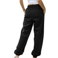 thumbnail image 1 of Spring Savings 50% Off Clear!Idoravan Sweatpants for Women Plus Size Clearance Women's Fashion Casual Solid Elastic Waist Trousers Long Straight Pants, 1 of 9
