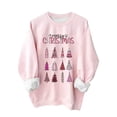 thumbnail image 1 of Spring Savings LYXSSBYX Womens Long Sleeve Tops Women Fashion Christmas Print Crewneck Long Sleeve Loose Sweatshirt Tops, 1 of 4