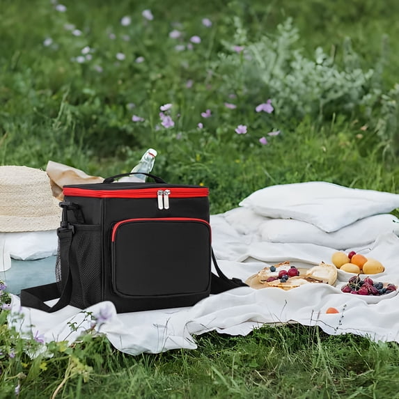 Amvlyk Cooler Bag & Insulated Bag Lunch Bag,Upgraded Leakproof Picnic Bag for Camping Hiking Picnic Beach Work School