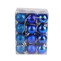 Zeceouar Christmas Tree Ball ornaments for Xmas Christmas Tree Decorations Hanging Ball for Holiday Wedding Party Home Party Decoration (24PCS/30mm)