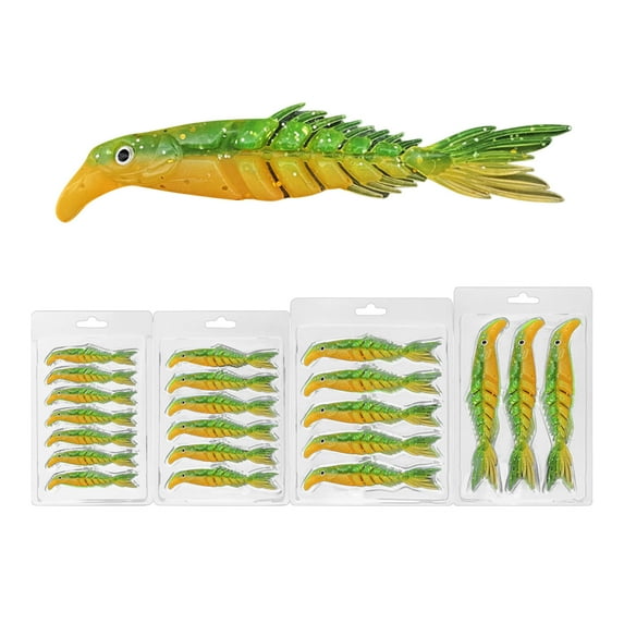 Summer Savings Clearance Items Home Deals! Zeceouar Clearance Items Mino Fish Road Ya Bicolor Multi Fish Soft Bait Multicolor Multi Size Scissors Fish Tail False Bait Soft Bait