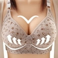 thumbnail image 1 of LADIGASU Women Lace Bralette Plus Size Vest Crop Wireless Lingerie V Sexy Underwear Camisole Cute Bra, 1 of 3