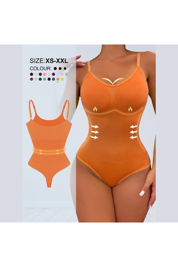 Womens Solid Color Sexy Chest Support Shaping Abdomen Corset Shapewear Bodysuit