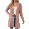 thumbnail image 1 of Spring Savings Clearance Lindreshi Cardigan Sweaters for Women Plus Size Women's Fashion Fall Winter Cardigan Sweater Coat Color Long Sleeve Blouse Clothing Loose Tops, 1 of 8