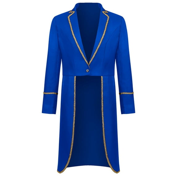 Lindreshi Jackets Women Men and Women Retro Role-playing Coat Costume Men's Mid Length Retro Tuxedo Costume