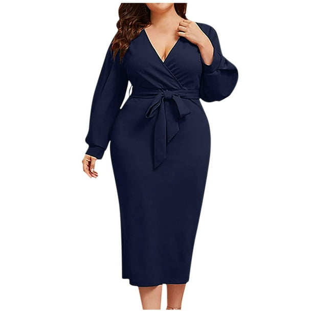 Casual Solid Draw String Fold O Neck Wrapped Skirt Dresses Casual Solid Draw String Fold O Neck Wrapped Skirt Dresses