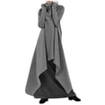 thumbnail image 1 of Lindreshi Plus Size Dresses for Women on Women's Loose Irregular Color Robe Sweatshirt Turtleneck Pullover Dress, 1 of 2
