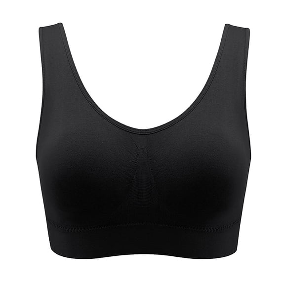 Lindreshi Sports Bras for Women Women's Ruched Sports Bras Padded Workout Tops Medium Support Crop Tops
