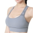 thumbnail image 1 of Lindreshi Sports Bras for Women Women's Sports Underwear Fitness Yoga Quick-drying Shockproof Vest Running Sports Bra, 1 of 4