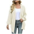 thumbnail image 1 of Spring Savings Clearance Lindreshi Sweaters for Women Trendy Clearance Fashion Women Casual Long Sleeve Long Sweater Coat Cardigan Blouse Tops, 1 of 9