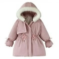 thumbnail image 1 of Lindreshi Winter Coats for Toddler Girls and Boys Children's Cotton Coat Girls Thickened Hooded Fashion Casual Girls Coat, 1 of 9