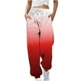 thumbnail image 1 of Spring Savings Clearance Lindreshi Womens Sweatpants with Pockets Womens Gradient Sweatpants Loose Lounge Trousers with Pockets High Waist Pants, 1 of 4