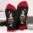 thumbnail image 1 of Spring Matching Family Christmas Socks Slippers,Men Gifts Under $5 Dollars Socks,Christmas Socks for Women,Thermal Cotton Breathable Socks Cozy Work Socks, 1 of 3