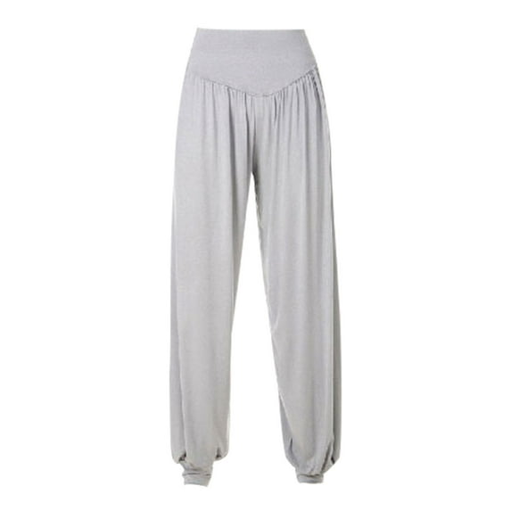 Spring womens Full Length Lants Summer 2025 Pant! Women's Loose High Waist Wide Leg Pants Workout Out Leggings Casual Trousers Yoga Gym Pants
