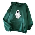 thumbnail image 1 of Spring Savings!DianGeFu Womens Hoodies Pullover Graphic New Trendy,Women's Fashion Casual Long Sleeve Print Hooded Pocket Sweatshirt Tops Blouse,Army Green,XL, 1 of 3