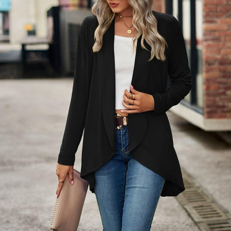 Street Solid Slit Cardigan Collar Outerwear(4 Colors) Street Solid Slit Cardigan Collar Outerwear(4 Colors)