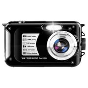 Summer Savings! Outoloxit 30 Megapixel HD Digital Camera 2.7inch IPS Screen Take Pictures and Videos. and Antishake 16X Digital Zoom Intelligent Focusing Cameras, Black