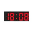 thumbnail image 1 of Summer Savings! Outoloxit Digital Alarm Clock Simples LED Large Digital Display Fashion Alarm Clock Fully Functional Desktop Bedside Study Kitchen Clock White Frame, Red, 1 of 7