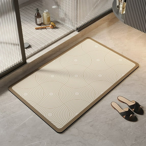 Spring Savings! PRETXORVE Bath Mats for Bathroom, Bath Mat Bathroom Mat Rug Non Slip Super Absorbent Stain Proof Quick Dry Thin Bathroom Rug Bath Mats for Bathroom Floor Bathtub Vanity Bathmat