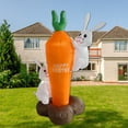 thumbnail image 1 of Suncoda 1.8m Easter Inflatable Bunny Outdoor Inflatable Model Led Lamp Festival Layout Easter Decor, 1 of 9