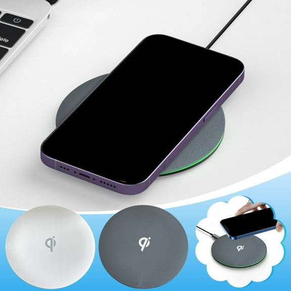 Wireless Charger, 15w Wireless Charger Is To Mobile Phone Desktop Round Wireless Fast Charging Charger