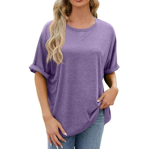 Spring Savings deals!Samickarr Summer Tops For Men Going Out Tops Womens Fashion Print Tops Short Sleeve Out Blouse Funny Round Neck T-Shirt Tops