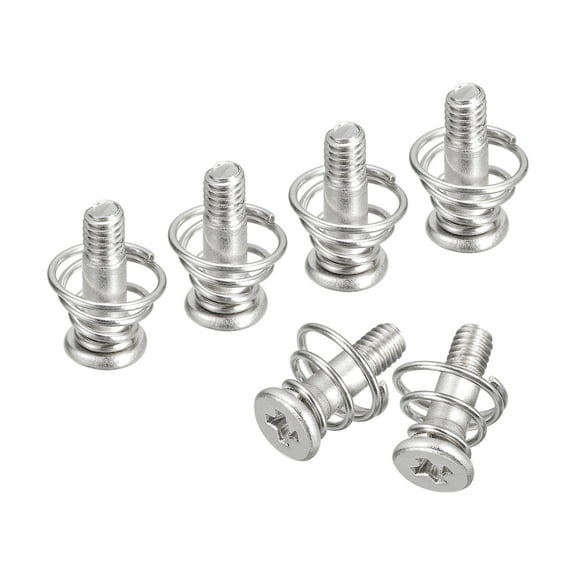 Spring Screws, 10 Pack M2.5x11mm 5.7mm Spring OD GPU Graphics Card Back Plate Heatsink Screws