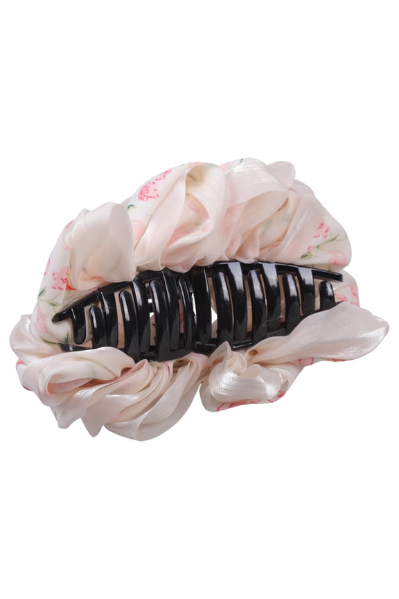 Spring Scrunchie Hair Clip With Bubble Design Delicate Scrim Ponytail Stylish Hairpin
