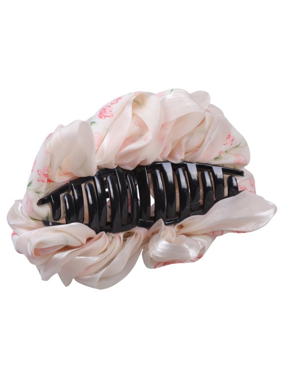 Spring Scrunchie Hair Clip With Bubble Design Delicate Scrim Ponytail Stylish Hairpin