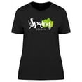 thumbnail image 1 of Spring Season Cute Leaves T-Shirt Women -Image by Shutterstock, Female x-Large, 1 of 2