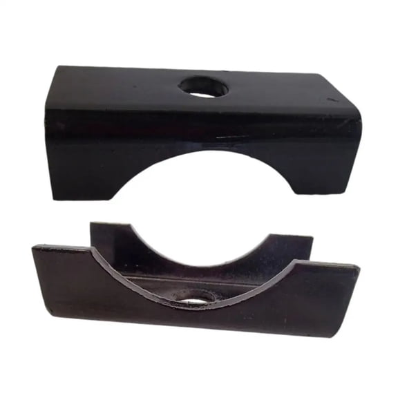 Spring Seat Brackets for 3 Inch Round Tube Trailer Axles, Heavy Duty Suspension Mounts Pair
