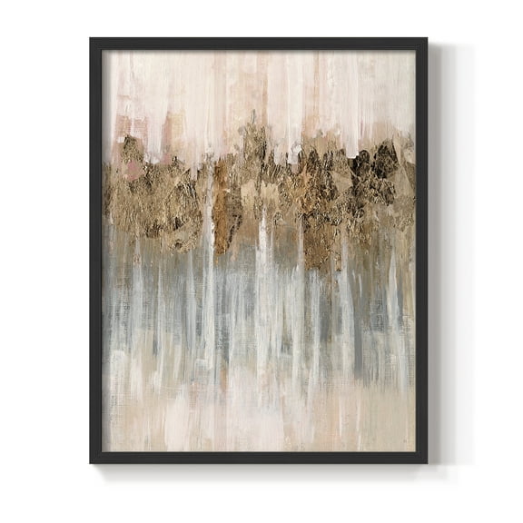 Spring Shadows in Black Solid Wood 8 x 10 Framed Print