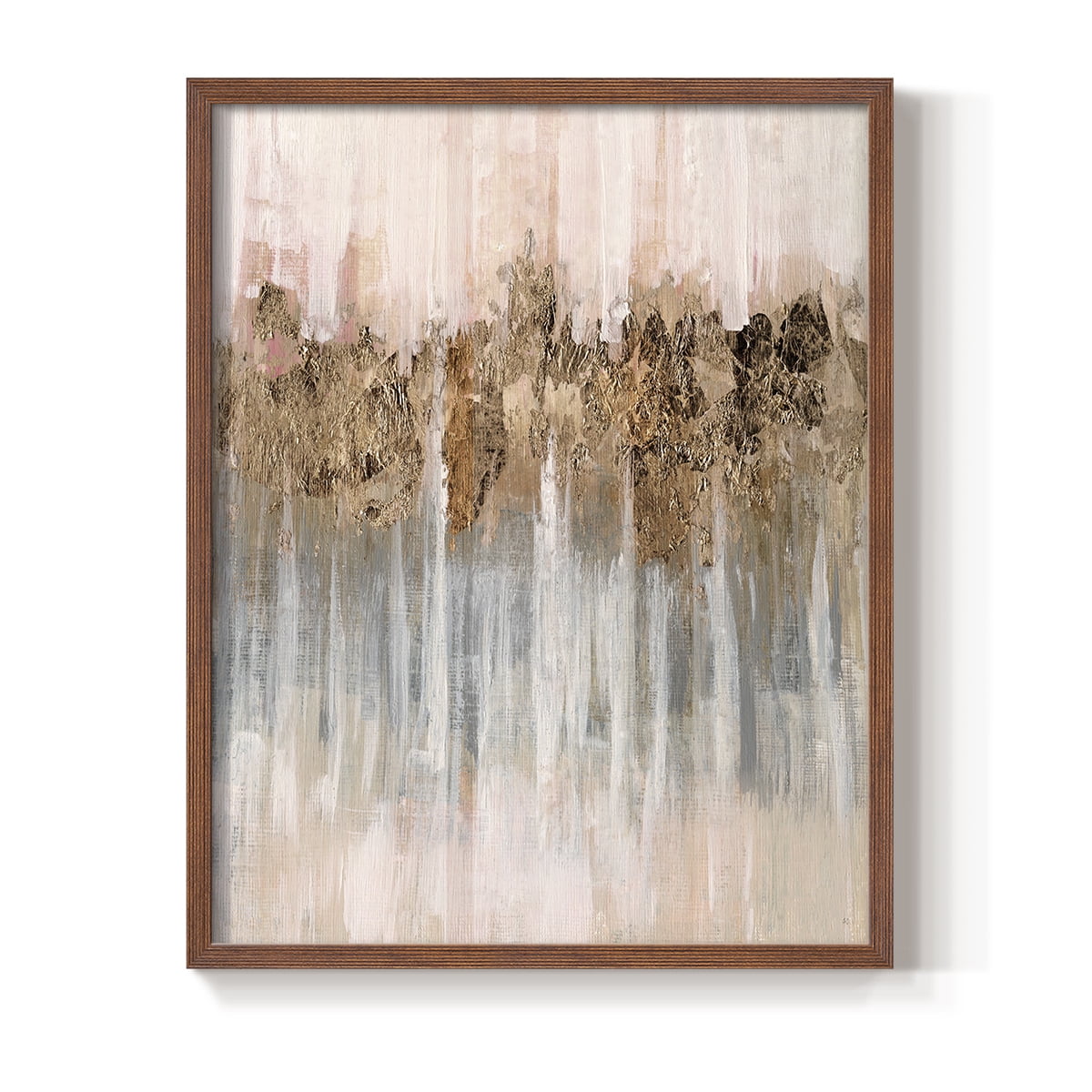 Spring Shadows in Brown Solid Wood 8 x 10 Framed Print