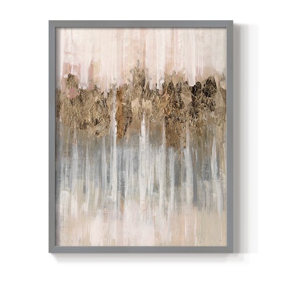 Spring Shadows in Gray Solid Wood 8 x 10 Framed Print