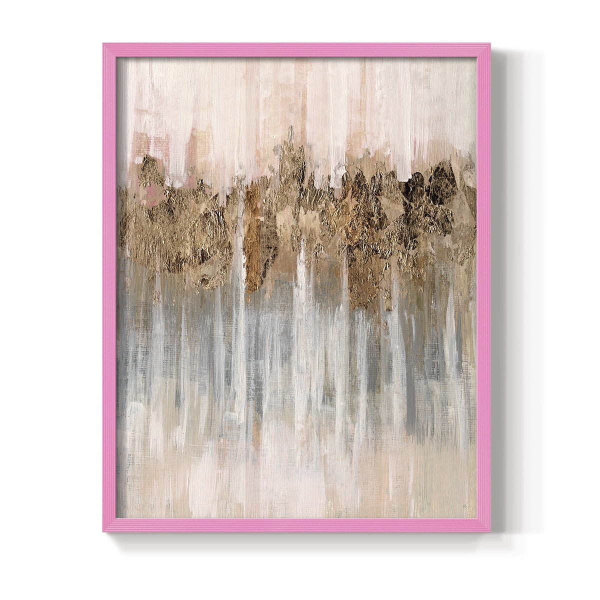 Spring Shadows in Pink Solid Wood 8 x 10 Framed Print