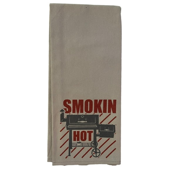 Spring Shop Smokin Hot BBQ Kitchen Towel Set - 2 Barbecue Themed Dish Towels
