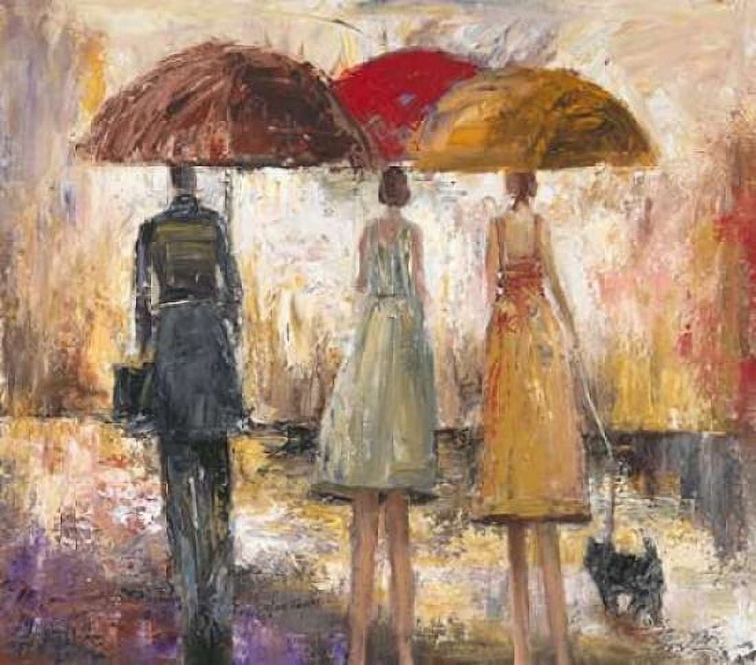 Spring Showers 1 Canvas Art - Marc Taylor (24 x 24)