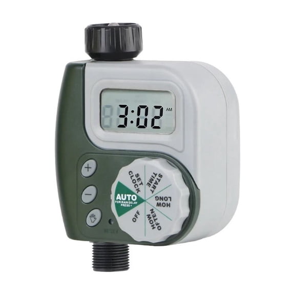 Spring Smart Digital Irrigation Controller LCD Screen Programmable Timer for Drip Line and Sprinkler System Automation