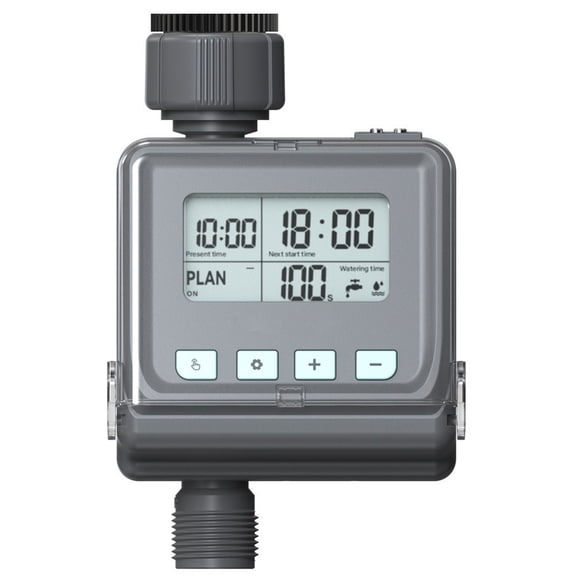 Spring Smart Water Timer Lawn Sprinkler Timer 3 Preset Programs with Rain Delay Sensor