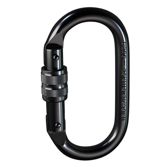 Spring Snap Keychains Clip Hook Buckle Oval Screw Gate Locking Carabiner
