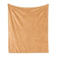 thumbnail image 1 of Spring Soft Flannel Fleece Blanket, Seasonal Daisy Blossom with Fresh Foliage Leaves on Warm Colored Background, Cozy Plush for Indoor and Outdoor Use, 60" x 80", Apricot Cream Coral, by Ambesonne, 1 of 5