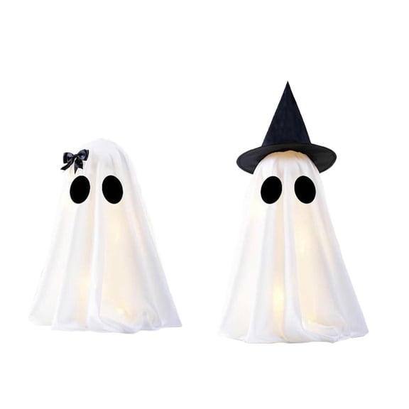 Spring Spooky 2-Pack Halloween specter Decorations with Lights!