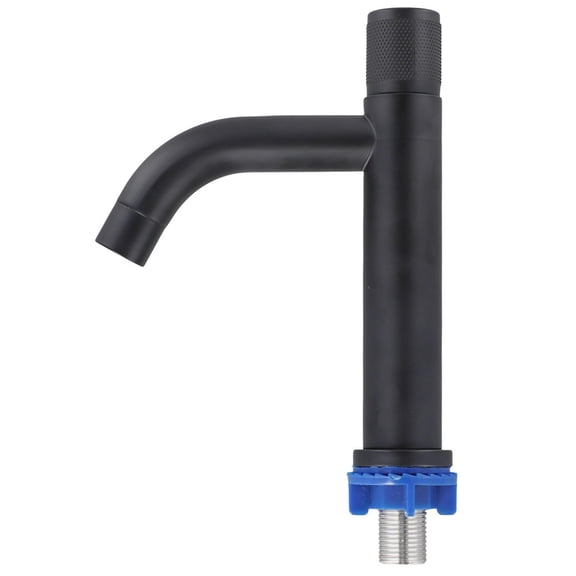 Spring Stainless Steel Bathroom Basin Sink Water Tap Single Handle Bath Faucets