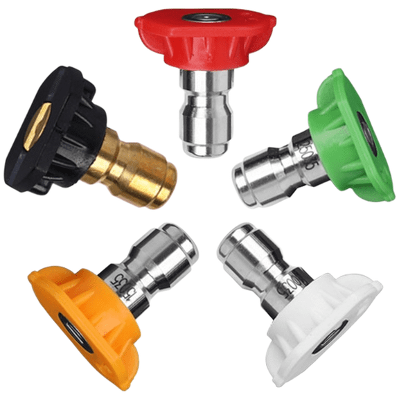 Spring Stainless Steel High Pressure Washer Nozzle 1/4 Inch Quick Connect 2320psi E