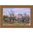 thumbnail image 1 of Spring. State Farm 'mounds'. 24x18 Gold Ornate Wood Framed Canvas Art by Pyotr Konchalovsky, 1 of 2