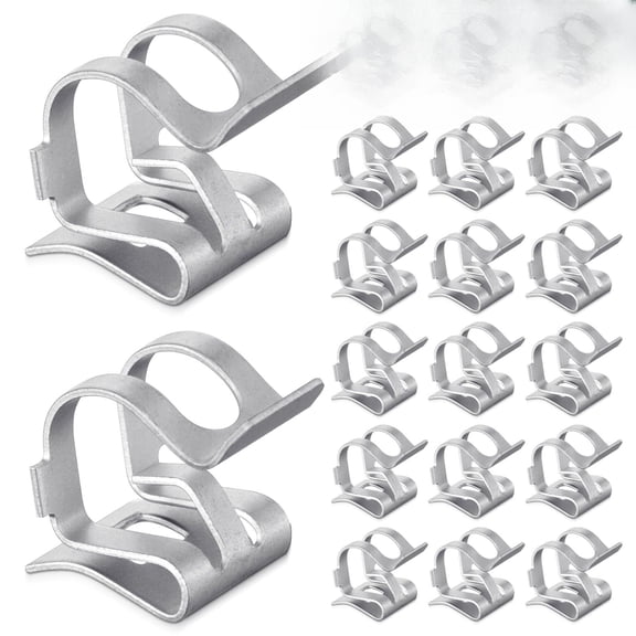 Spring Steel Cable Clips, 100 Count, For 14-2 to 12-3 AWG AC Cables